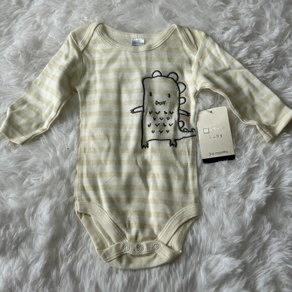 MODERN baby MOMENTS BABY BOYS WITH A DINOSAUR THEME 3-6 MONTHS NEW W/ TAGS - Picture 1 of 3
